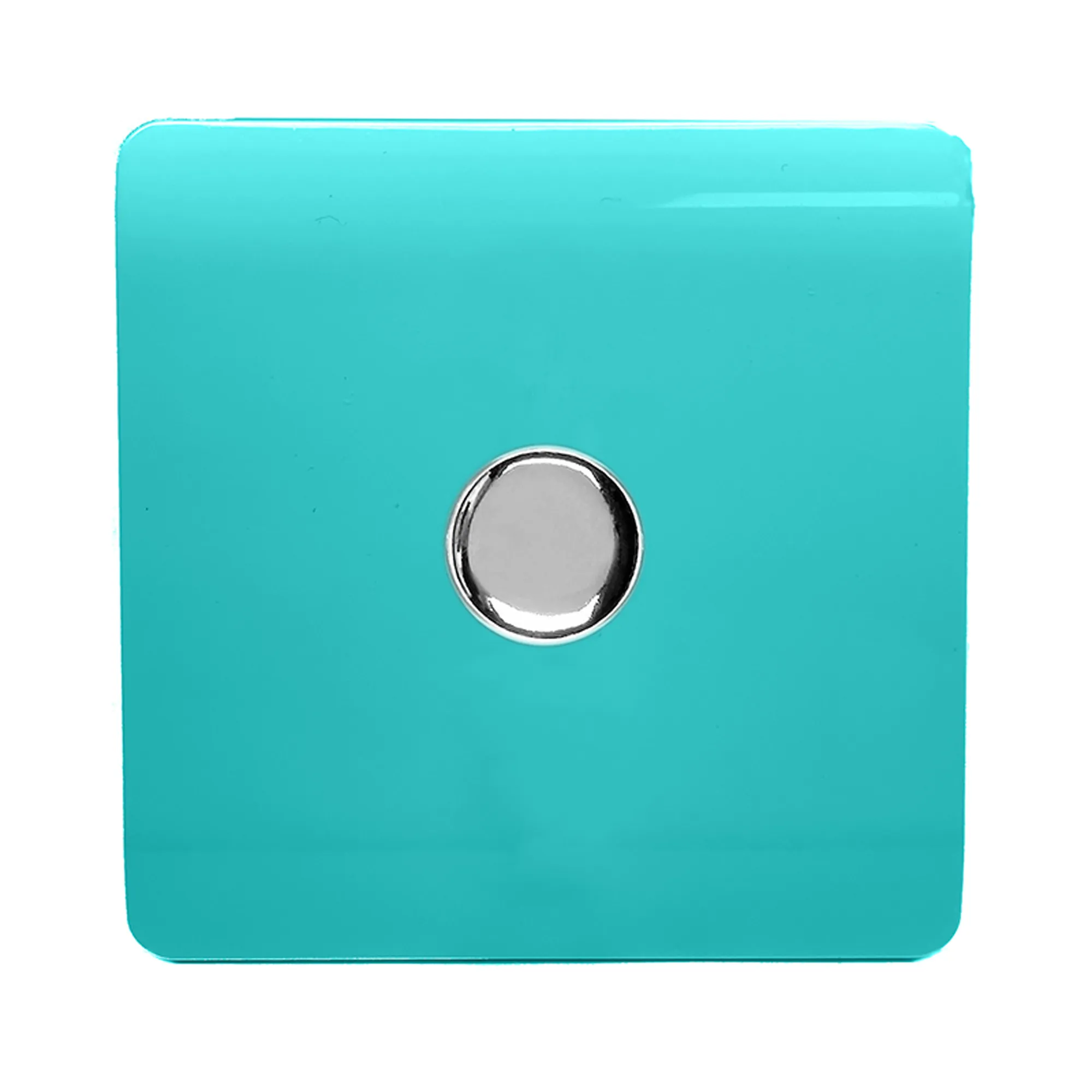 1 Gang 1 Way LED Dimmer Switch Bright Teal